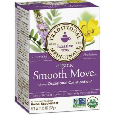 Imagem de Chá de ervas medicinal tradicional Smooth Move 3x16 sacos - Traditiona