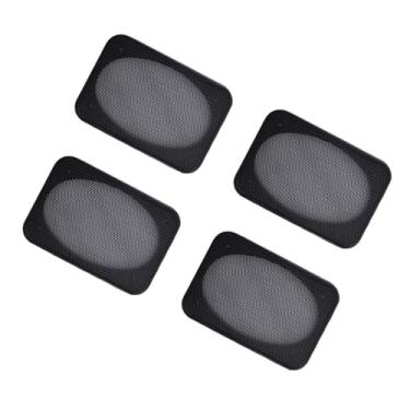 Imagem de Zopsc 4pcs O Alto -falante Grill Cobre 6x4 Polegadas, Churrasqueiras de áudio de Carro de Metal Com Moldura ABS, Protetor de Guarda de Subwoofer Universal para Home Theater, Marinha,