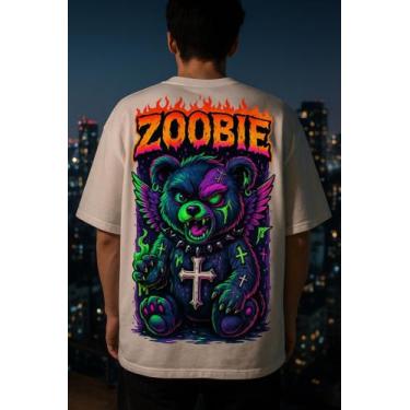 Imagem de Camiseta Streetwear Oversized Masculina zooobie - swagon, 3, G