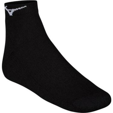 Imagem de Kit de Meia Mizuno 3X1 Trimiz Básica Sem Cano (3 pares), Preto, 33/38