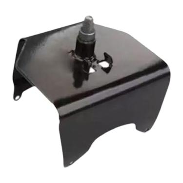 Imagem de Fenteer Suporte de tanque de combustível para cortador de grama, acessórios para máquina de cortar grama, fácil instalação, suporte de tanque de metal para, 11x12 Cm