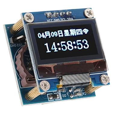 Imagem de Mingzhe Módulo de Relógio OLED Display WiFi PCB Card Micro USB 5V Com 40mAh Bateria de Bateria LCD WiFi Relógio Desenvolvimento Pequeno Durável