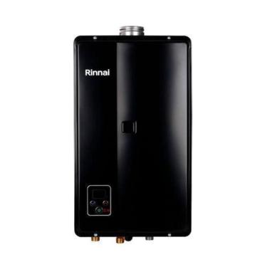 Imagem de Aquecedor Digital A Gás 32.5 Litros Reu E331 Gn Preto Rinnai