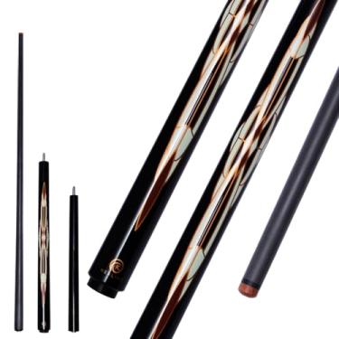 Imagem de Jofarstep Taco de piscina de fibra de carbono, cabeça de 12,9 mm, 3 seções, 58 polegadas, 590-623 g, taco profissional de pausa e salto para profissionais e amadores