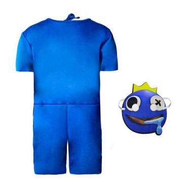 Imagem de Fantasia Rainbow Frends Infantil Boneco Azul Babão Roblox - Fantasias 