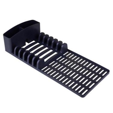 Imagem de Escorredor Slim 6 Pratos 182 Dasplast Preto