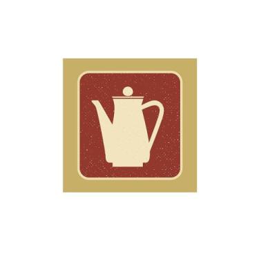 Imagem de Placas decorativas cafe bule - 10x10 - MODA DO CHEF