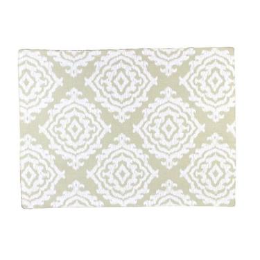 Imagem de Jogo americano c/ 2 peças arabesco algodão bege 45x33cm - rojemac