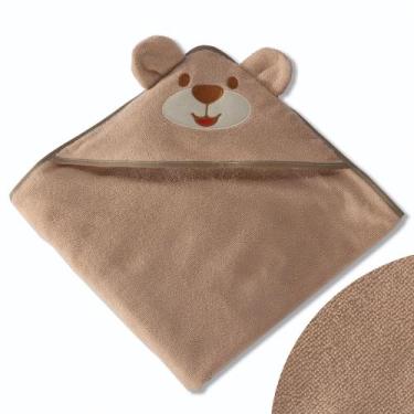 Imagem de Toalha De Banho Bordada Bebê Secagem Rápida Menino Menina - ENVIO IMED