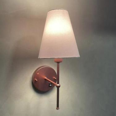 Imagem de Arandela de Parede Clássico alumínio e bivolt Com Interruptor e Cúpula