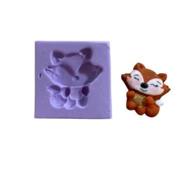 Imagem de F1063 molde de silicone raposa confeitaria biscuit - confeitaria dos m