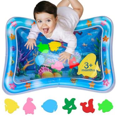 Imagem de AVEC MAMAN Tummy Time Water Mat – Inflatable Water Play Pad for Babies - Sensory Tummy Time Mat for Floor Play - 100% BPA-Free & Leakproof - Baby, Infants 3-12 Months