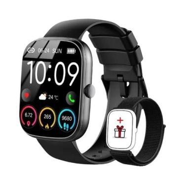 Imagem de Relógio Inteligente Masculino À Prova d'Água 1.96'' Monitor De Fitness