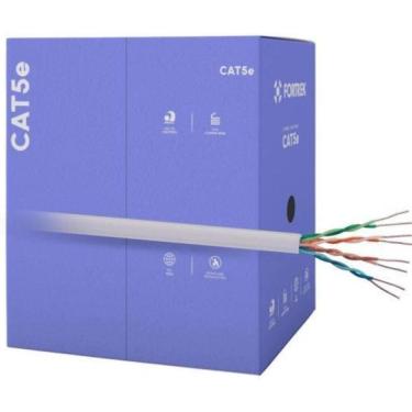 Imagem de Cabo De Rede Cat5E 305M Fortrek Fk500C Cmx Cinza - Cx / 305