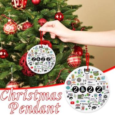 Imagem de Personalize enfeites em forma de enfeites de suspensão para decoração 