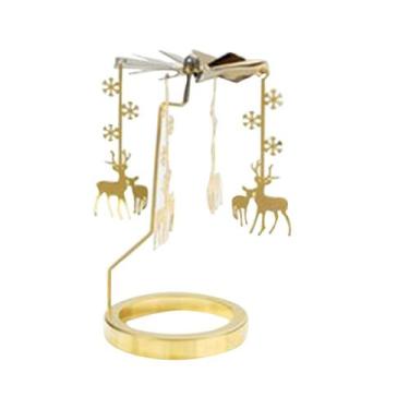 Imagem de Vela de aromaterapia Castiçal giratório Lanterna giratória Luz de vela