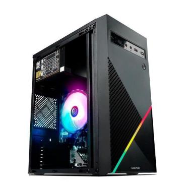 Imagem de Gabinete Gamer Liketec Basic One V2, Mid Tower, RGB, LED, ATX, Lateral