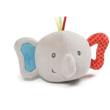 Imagem de Gund Baby Flappy Elefante Silly Sounds Bola de Pelúcia Iluminada, Cinza, 15 cm