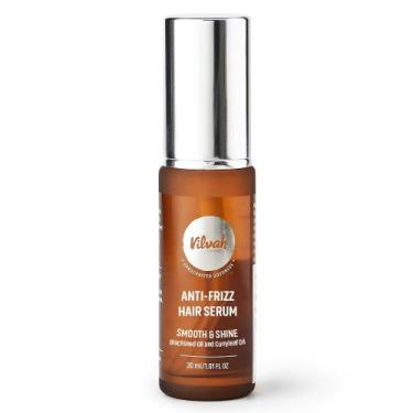 Imagem de Sérum para cabelo vilvah STORE Anti Frizz, sem silicone, 30 ml