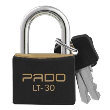 Imagem de Cadeado de Latão 30mm Preto Pado LT-30
