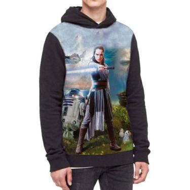 Imagem de Moletom Com Capuz Star Wars Ref:443 - smoke, Preto, GG