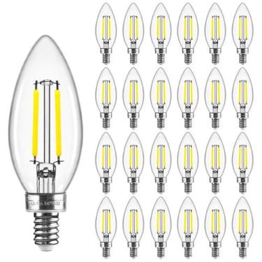 Imagem de Lâmpada LED Hizashi E12 regulável 6W 550LM 5000K, pacote com 24