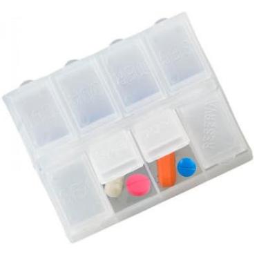 Imagem de 1 Porta Comprimidos Semanal de Bolso para os 7 Dias da Semana + Reserva