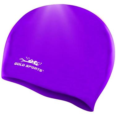 Imagem de Touca De Natação Gold Sports Standart  De Silicone-Unissex