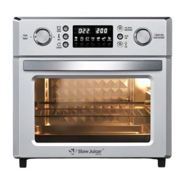 Imagem de Alliere - Forno Air Fryer com Espeto Giratório para Churrasco, 12L, 1800W, Timer, Inox Antiaderente, Sem Óleo (220v)
