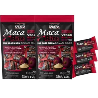 Imagem de Doce Fit Maca Bite Banana com Maca Red Zero Açúcar Adicionado Color Andina 60un