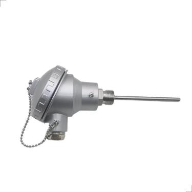 Imagem de Termopar Pt100 Sensor 3 Fios Cabecote Rosca 1/2 Haste 200Mm