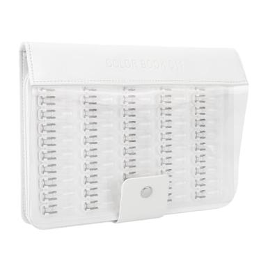 Imagem de Dpofirs 150 Gráfico de Livro de Exibição de Cores de Unhas, Livro de Amostras de Unhas Com Falsas Claras Capa de Couro do Plutônio para Salões de , Placa de Plástico Fixa