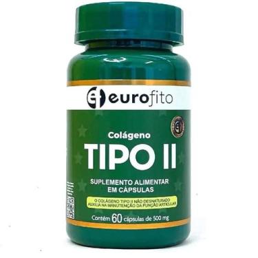 Imagem de Colágeno Tipo II 500mg 60 Cápsulas Eurofito
