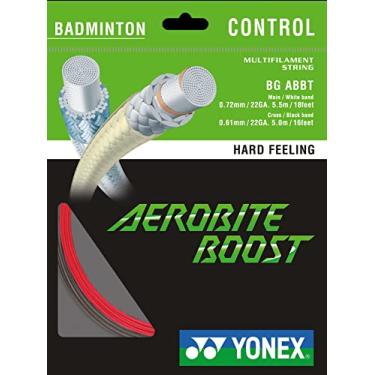 Imagem de YONEX Corda de badminton AEROBITE Boost - Cinza/Vermelho (1050)