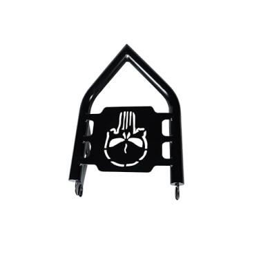 Imagem de Bagageiro destacável com dois apoios Sissy Bar Bagageiro para Harley Touring Electra Glide Road King Street Glide Road Glide Road Glide 2014+ (Estilo B)