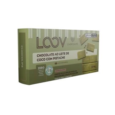 Imagem de Chocolate Loov Ao Leite De Coco Pistache - Chocolife - 1unx1,01kg