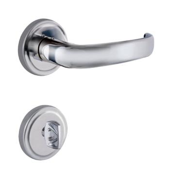 Imagem de Fechadura Banheiro Roseta Cromado Orion Anatomic Aliança