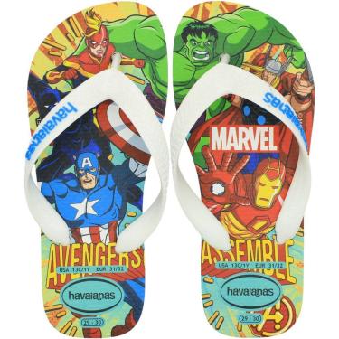 Imagem de Chinelo de Dedo Infantil Havaianas Top Marvel II Juvenil Masculino