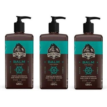 Imagem de Kit 3x Balm Hidratante Barba 120ml Calico Jack Don Alcides Fragrância 