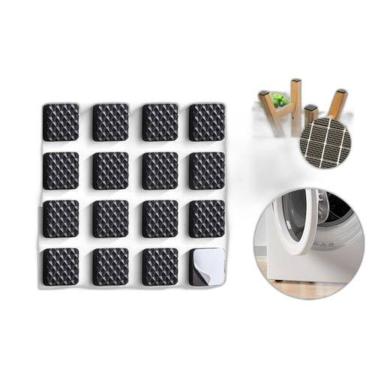 Imagem de Feltro Adesivo P/Proteção De Moveis Pisos Anti-Riscos 16Un