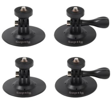 Imagem de Suptig Suporte adesivo flexível para GoPro Hero 13 12 11 10 9 8 7, DJI Action, Insta 360, suporte Akaso para capacete, carro, painel, motocicleta etc.