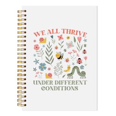 Imagem de LADOCK Caderno espiral de saúde mental do autismo, diário de aceitação de conscientização autista de neurodiversidade, caderno de presentes para professores de autismo, diário de presentes para