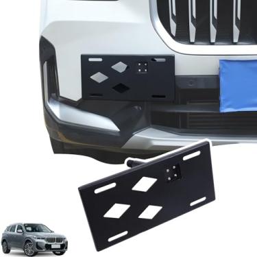 Imagem de Moldura de placa de licença frontal compatível com BMW X1 (U11) M35i e M-Sport 2023-2025 Suporte de base de placa de licença acessórios decorativos