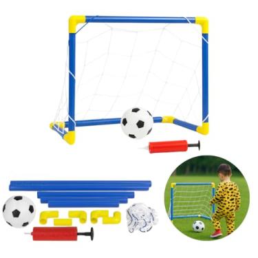 Imagem de Kit Mini Trave Futebol Infantil Com Bola E Rede Gol Divertido Presente para Crianças