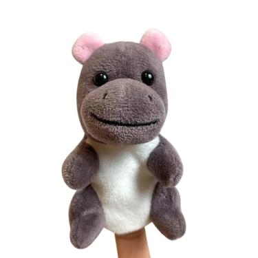 Imagem de Fantoches de mão de animais para crianças, fantoches de animais - Fantoches de Leão - Bonito zoológico amigos fantoches de mão fantoches de tigre de pelúcia teatros temáticos fantoche de dedo para men