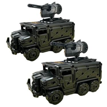 Imagem de BEERISE Sheik Mainland 1/60-3MIN- HAP-30-45 Lingxi Generation Heavy Armored Combat Platform Green - 2PCS/4'',Model Kit,Highly Posable Collectible Model Ages 15+