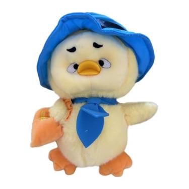 Imagem de Bicho de pelúcia de pato, pelúcia de pato, Almofada adorável de pato, Animais de pelúcia macios, expressões vívidas, almofada de boneca de pelúcia fofa para sofá, quarto infantil