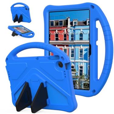 Imagem de YRH Capa para Lenovo Tab TB331-FU 10,1 polegadas 2025, capa infantil EVA menino menina à prova de choque para tablet Lenovo TB331FU TB331XU 10,1 polegadas (azul)