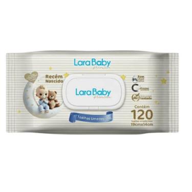 Imagem de Lenço Umedecido Lara Baby Premium Recém Nascido RN 120 Unidades