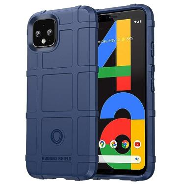 Imagem de Capa adequada para Google Pixel 4 XL. Fibra de carbono refinada, anti-queda, anti-impressão digital, proteção total, capa para Google Pixel 4 XL
